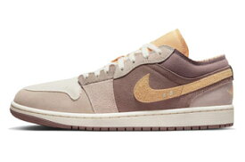 バスケットシューズ バッシュ スニーカー クラフト トープヘイズ ジョーダン Jordan Air Jordan 1 Low SE Craft Taupe Haze/Violet ストリート