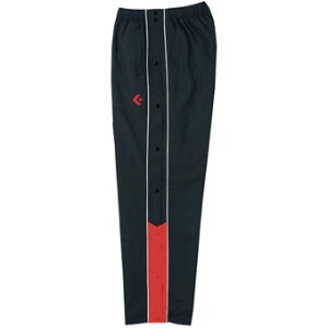 バスケットパンツ ウェア ウォームアップパンツ(サイドフルオープン) 秋冬物 コンバース Converse Warm Up Pants Full Open Black/Red 【MEN'S】