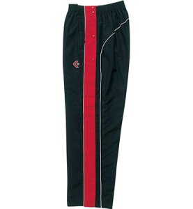 バスケットパンツ ウェア ウォームアップパンツ　サイドフルオープン 秋冬物 コンバース Converse Warm Up Pants Black/Red 【MEN'S】