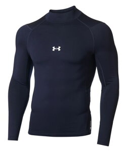 oXPbgT|[^[ Ci[ gbv A_[A[}[ UnderArmour UA COLDGEAR ARMOUR COMPRESSION L/S MOCK SHIRT Navy jO g[jO Xg[g