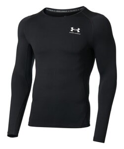 oXPbgT|[^[ Ci[ gbv A_[A[}[ UnderArmour UA COLDGEAR ARMOUR CREW SHIRT Black jO g[jO Xg[g