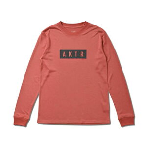 バスケットロング　Tシャツ ジュニア キッズ ウェア アクター AKTR KIDS LOGO L/S SPORTS TEE RED 【BOY'S】 キッズ アパレル