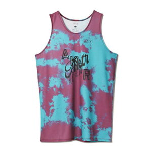 �o�X�P�b�g�m�[�X���[�u�@�^���N�g�b�v �E�F�A �A�N�^�[ AKTR MIXTURE TIEDYE TANK PURPLE �yMEN'S�z