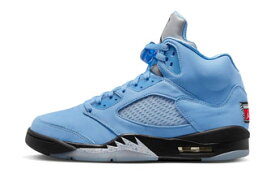 バスケットシューズ バッシュ スニーカー ジョーダン Jordan Air Jordan 5 Retro Low SE U.Blue/Black/White ストリート