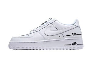 V[Y Xj[J[ iCL Nike Air Force 1 Low LV8 3 GS GS White/Black Xg[g yGSzLbY