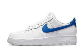 バスケットシューズ バッシュ スニーカー ナイキ Nike Air Force 1 Low '07 White/Blue ストリート