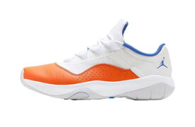 バスケットシューズ バッシュ スニーカー ジョーダン Jordan Air Jordan 11 CMFT Low Knicks White/Orange/Blue ストリート