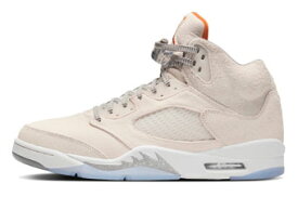 バスケットシューズ バッシュ スニーカー ジョーダン Jordan Air Jordan 5 Retro SE Craft Brown/Orange/Sail ストリート