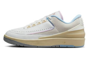 �o�X�P�b�g�V���[�Y �o�b�V�� �X�j�[�J�[ �W���[�_�� Jordan Wmns Air Jordan 2 Retro Low Look Up In The Air W White/Red/Ice Blue/L.Grey �X�g���[�g �yWOMEN'S�z