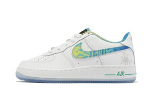 V[Y Xj[J[ iCL Nike Air Force 1 Low LV8 GS GS White/Multi Xg[g yGSzLbY