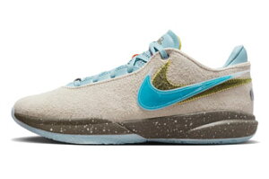 oXPbgV[Y obV iCL Nike Lebron 20 Message in a Bottle Beige Sued/Emerald