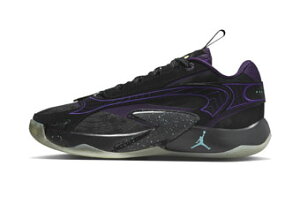 �o�X�P�b�g�V���[�Y �o�b�V�� ���J�E�h���`�b�` �W���[�_�� Jordan JORDAN LUKA 2 Black/Purple