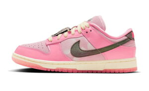 �V���[�Y �X�j�[�J�[ Barbie �i�C�L Nike WMS Dunk Low LX W Pink/Vanilla/Black �X�g���[�g �yWOMEN'S�z