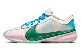 バスケットシューズ バッシュ フリーク ファイブ ザ ハード ウェイ ナイキ Nike Zoom Freak 5 Sail/Blue/Green/Pink