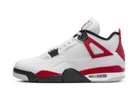 バスケットシューズ バッシュ スニーカー ジョーダン Jordan Air Jordan 4 Retro Red Cement White/Fire Red/Black ストリート