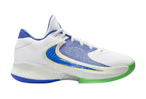 �o�X�P�b�g�V���[�Y �o�b�V�� �t���[�N �i�C�L Nike Zoom Freak 4 GS GS White/Blue/Green �yGS�z�L�b�Y