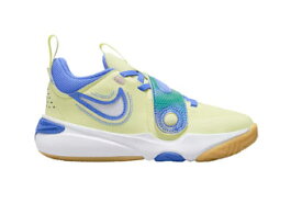 バスケットシューズ バッシュ ナイキ Nike Team Hustle D11 PS PS Cream Yellow/Blue 【PS】