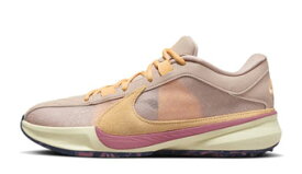 バスケットシューズ バッシュ フリーク　 ナイキ Nike Zoom Freak 5 Fossil Stone/Celestial Gold