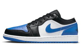 バスケットシューズ バッシュ スニーカー ジョーダン Jordan Air Jordan 1 Low White/Royal Blue/Black ストリート