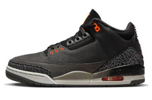 �o�X�P�b�g�V���[�Y �o�b�V�� �X�j�[�J�[ �W���[�_�� Jordan Air Jordan 3 Retro�@Fear Gray/Orange/Black �X�g���[�g