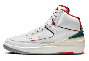 �o�X�P�b�g�V���[�Y �o�b�V�� �X�j�[�J�[ �W���[�_�� Jordan Air Jordan 2 Retro Origins White/Fire Red/Green/Sail �X�g���[�g