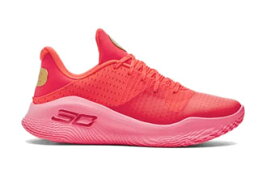 バスケットシューズ バッシュ ランニング フロトロ アンダーアーマー UnderArmour Curry 4 Low FloTro Red/Pink ランニング トレーニング