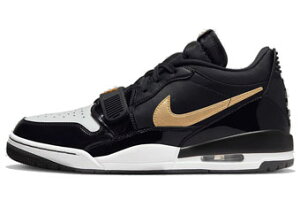 �o�X�P�b�g�V���[�Y �W���j�A �L�b�Y �o�b�V�� �X�j�[�J�[ �W���[�_�� Jordan Air Jordan Legacy Low 312 Black/Metallic Gold �K�[���Y���f�� �q���p �X�g���[�g