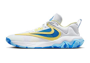 �o�X�P�b�g�V���[�Y �o�b�V�� ���j�X�@�C���[�^���e�B �i�C�L Nike Giannis Immortality 3 White/Photo Blue/Yellow