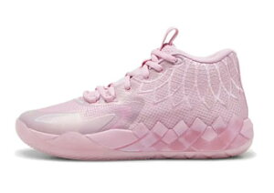 �o�X�P�b�g�V���[�Y �o�b�V�� �������{�[�� �C���f�B�Z���g �v�[�} Puma MB.01 Iridescent Lilac Chiffon/Aqua