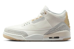 �o�X�P�b�g�V���[�Y �o�b�V�� �X�j�[�J�[ �W���[�_�� Jordan Air Jordan 3 Retro�@Craft Ivory/Gray/Mist Cream �X�g���[�g
