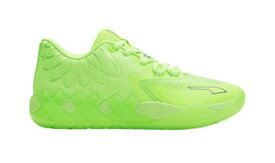 バスケットシューズ バッシュ ラメロボール プーマ Puma MB.01 Lo Green Volt