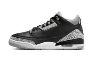 oXPbgV[Y obV Xj[J[ W[_ Jordan Air Jordan 3 Retro@Green Glow Black/Green/Wolf Grey Xg[g