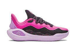 バスケットシューズ バッシュ アンダーアーマー UnderArmour CURRY 11 Girl Dad Purple/Pink