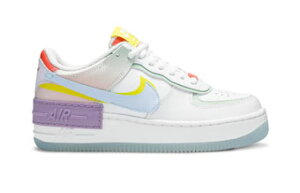 V[Y Xj[J[ v~A@tH[X1 iCL Nike Wmns Air Force 1 SHADOW W White/Blue/Purple Xg[g yWOMEN'Sz