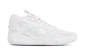 �o�X�P�b�g�V���[�Y �o�b�V�� �������{�[�� �C���f�B�Z���g �v�[�} Puma MB.03 GS Iridescent GS White/Dewdrop �yGS�z�L�b�Y