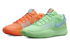 バスケットシューズ バッシュ スニーカー ジャ・モラント ナイキ Nike JA 1 Bright Mandarin Orange/Green ストリート