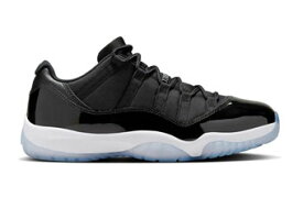 バスケットシューズ バッシュ スニーカー ジョーダン Jordan Air Jordan 11 Retro Low Space Jam Black/Blue/White ストリート