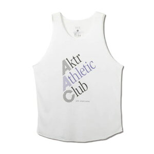 �o�X�P�b�g�m�[�X���[�u�@�^���N�g�b�v �E�F�A �A�N�^�[ AKTR AACxSPORTY COFFEE ATHLETIC TANK WHITE �yMEN'S�z