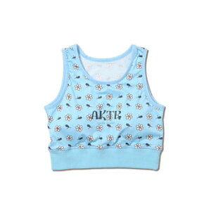 �o�X�P�b�g�m�[�X���[�u�@�^���N�g�b�v �W���j�A ���f�B�[�Y �E�F�A �A�N�^�[ AKTR GLOW CROP TOP BLUE �E�[�����Y���f�� �����p �X�g���[�g �yWOMEN'S�z�A�p����