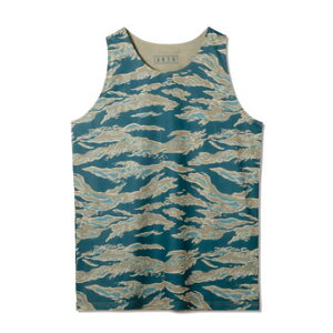バスケットノースリーブ タンクトップ ウェア アクター AKTR UNCAGED MESH REVERSIBLE TANK TIGER CAMOxBEIGE 【MEN'S】