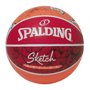�o�X�P�b�g�{�[�� 7���� �X�|���f�B���O Spalding �X�P�b�` �h���u�� ���o�[ 7���� Red/Orang