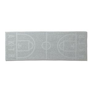 �o�X�P�b�g�^�I�� �A�N�^�[ AKTR SPORTS TOWEL "B.BALL COURT" LIGHT GRAY