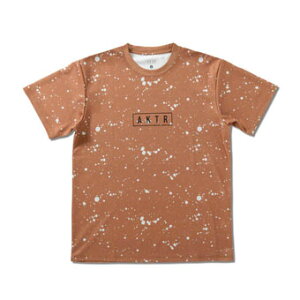 �o�X�P�b�gT�V���c �E�F�A �A�N�^�[ AKTR SPLASH AKTR LOGO SPORTS TEE ORANGE �yMEN'S�z