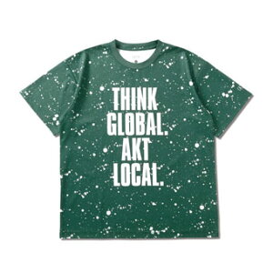 �o�X�P�b�gT�V���c �E�F�A �A�N�^�[ AKTR SPLASH AKT LOCAL SPORTS TEE GREEN �yMEN'S�z