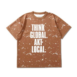 �o�X�P�b�gT�V���c �E�F�A �A�N�^�[ AKTR SPLASH AKT LOCAL SPORTS TEE ORANGE �yMEN'S�z