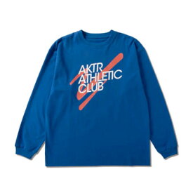 バスケットロング　Tシャツ ウェア アクター AKTR xSPORTY AAC COTTON L/S TEE BLUE ランニング トレーニング ストリート 【MEN'S】