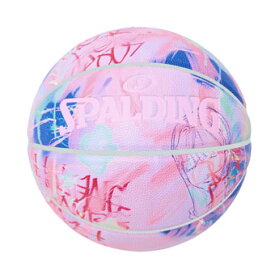 バスケットボール 7号球 スポルディング Spalding 藍にいな プレイ コンポジット 7号球 Pink/Blue