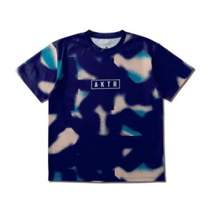 �o�X�P�b�gT�V���c �E�F�A �A�N�^�[ AKTR SCRIBBLE AKTR LOGO SPORTS TEE NAVY �X�g���[�g �yMEN'S�z