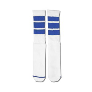 �o�X�P�b�g�\�b�N�X �E�F�A �N���[�\�b�N�X �A�N�^�[ AKTR FEEL FREE MOSNTER SOCKS WHITExBLUE