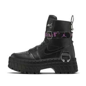 �V���[�Y �X�j�[�J�[ �W���[�_�� Jordan Wmns Air Jordan 1 BROOKLYN W Black/Purple �X�g���[�g �yWOMEN'S�z